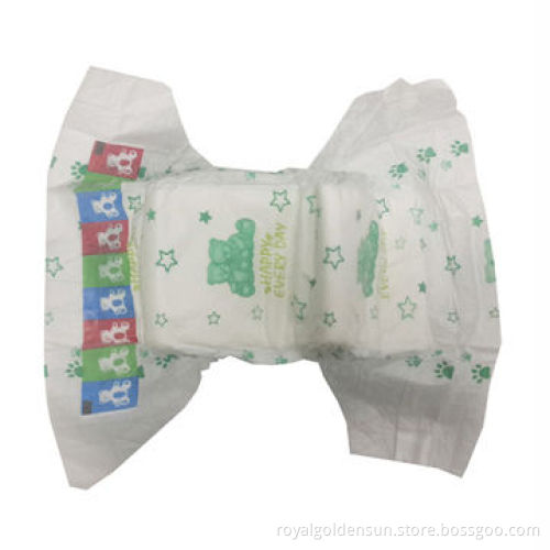 disposable baby diapers with clothlike back sheet